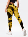 Seamless Tie-dye Jacquard High-waisted Hip Lift Exercise And Fitness Yoga Pants