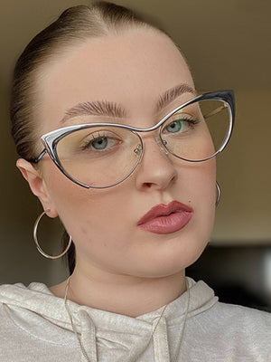 Full-frame Butterfly-shaped Fashion Glasses