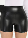 PU Leather High-waisted Hip-hugging Sexy Shorts