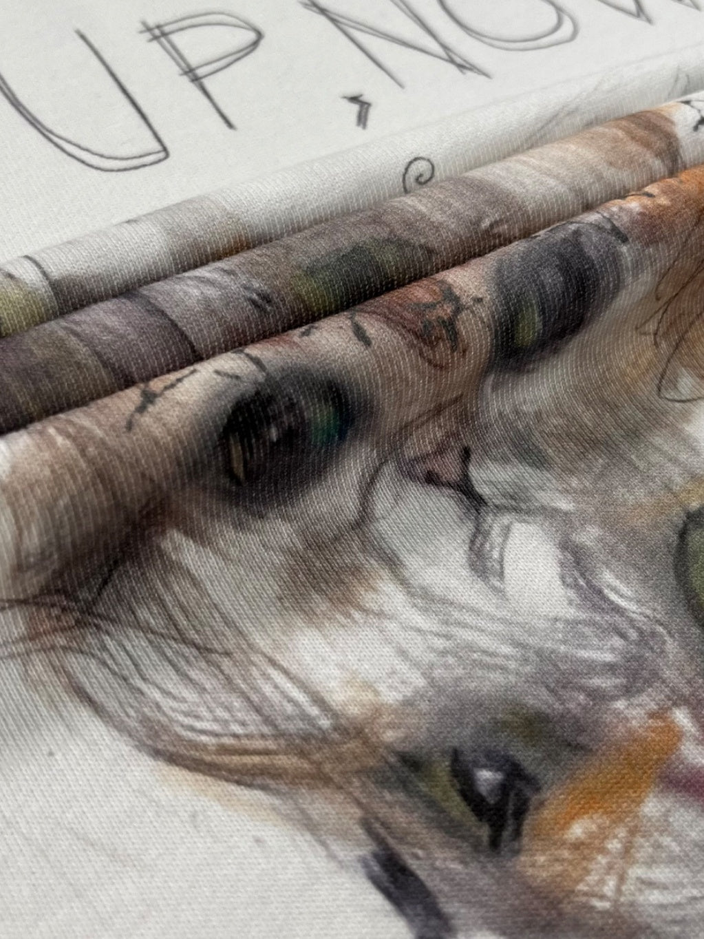 Digital Direct Injection Street Art Graffiti Print Long-sleeved T-shirt