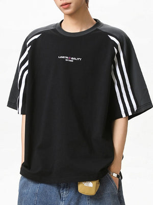 Color-blocked Ins Patchwork T-shirts