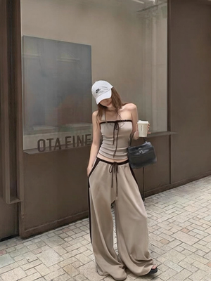 Korean Style Simple And Gentle Two-piece Set