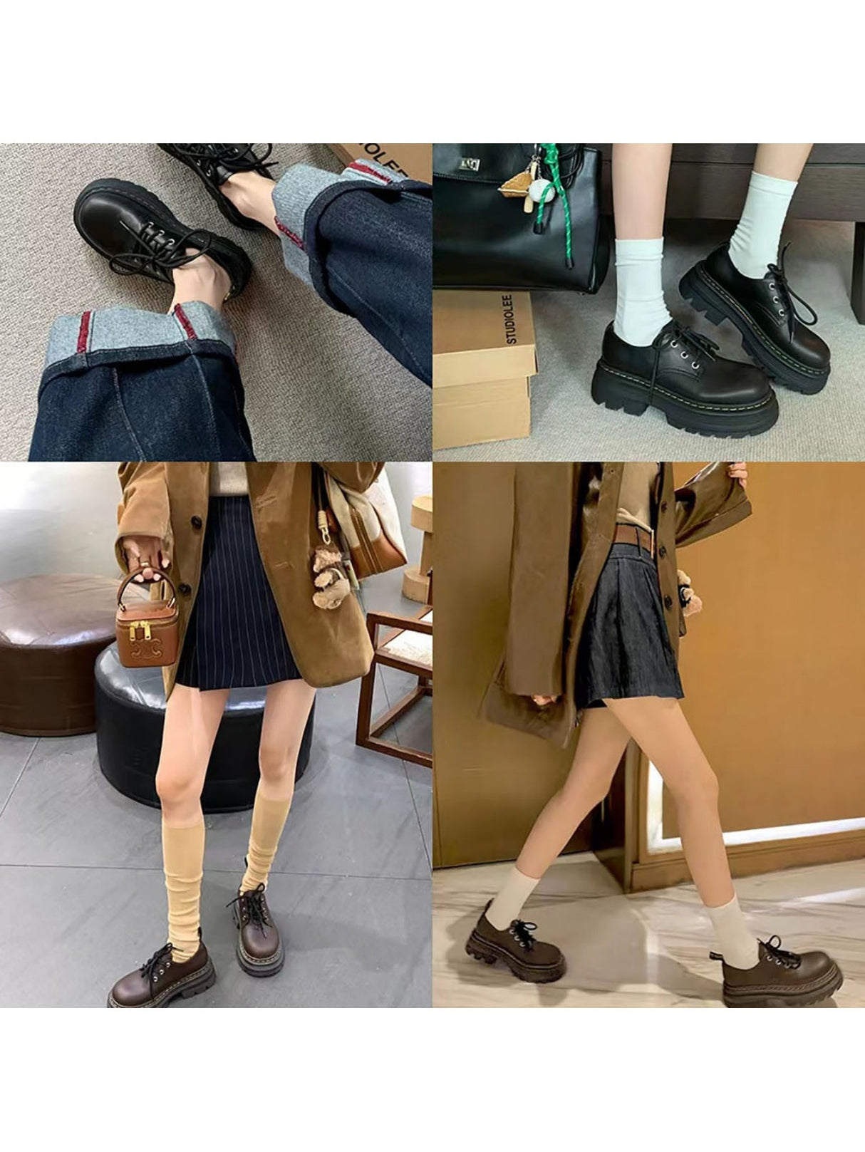 Liber Spring and autumn women's thick-soled flat shoes