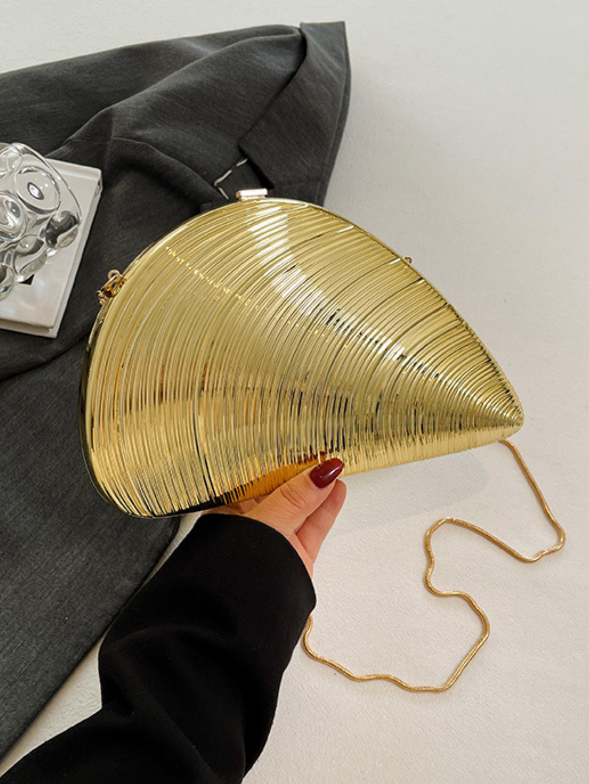 Creative Seashell Acrylic Evening Bag