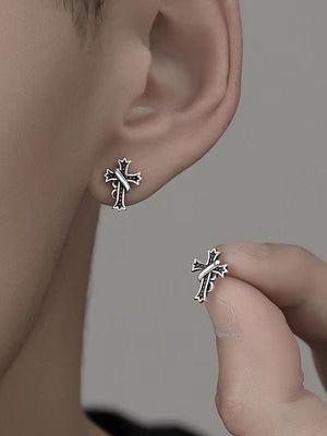 Boucles d'oreilles en croix