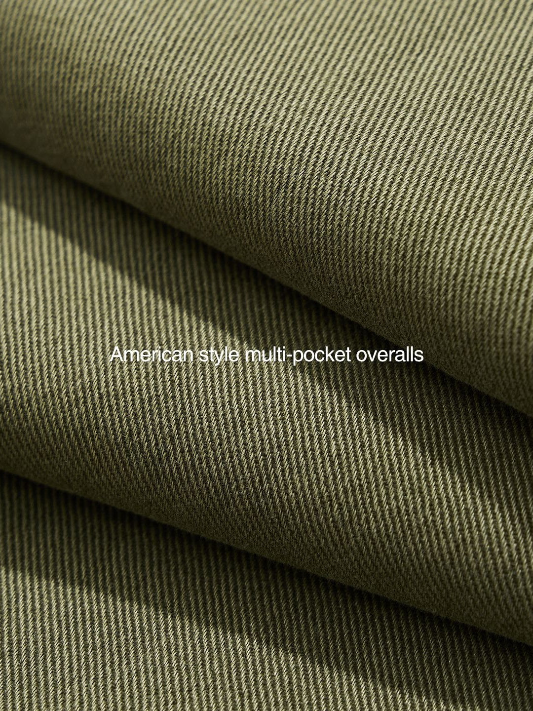 Liber Autumn Neutral wear Solid Color Cargo Trousers