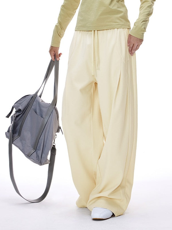 Liber Autumn Neutral wear Solid Color Pants
