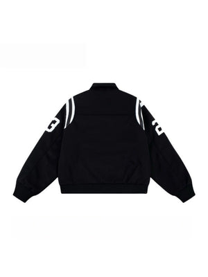 Python Pattern Cotton Keep Warm Loose Lapel Baseball Uniform Jackets