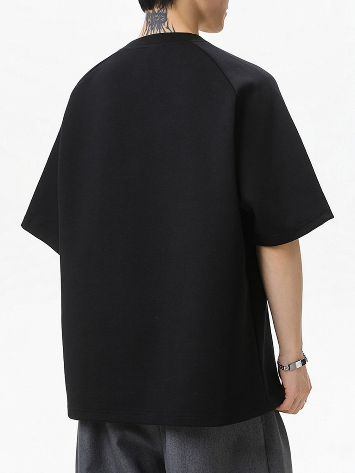 Half Zipper Stereo T-shirts