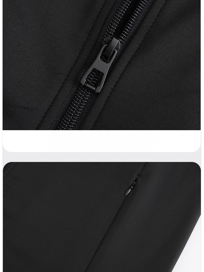 Stand Collar Solid Color Slim Coat Jackets