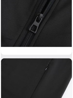 Stand Collar Solid Color Slim Coat Jackets