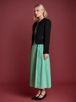 Liber Summer Women's Buttons Solid Color Jackets