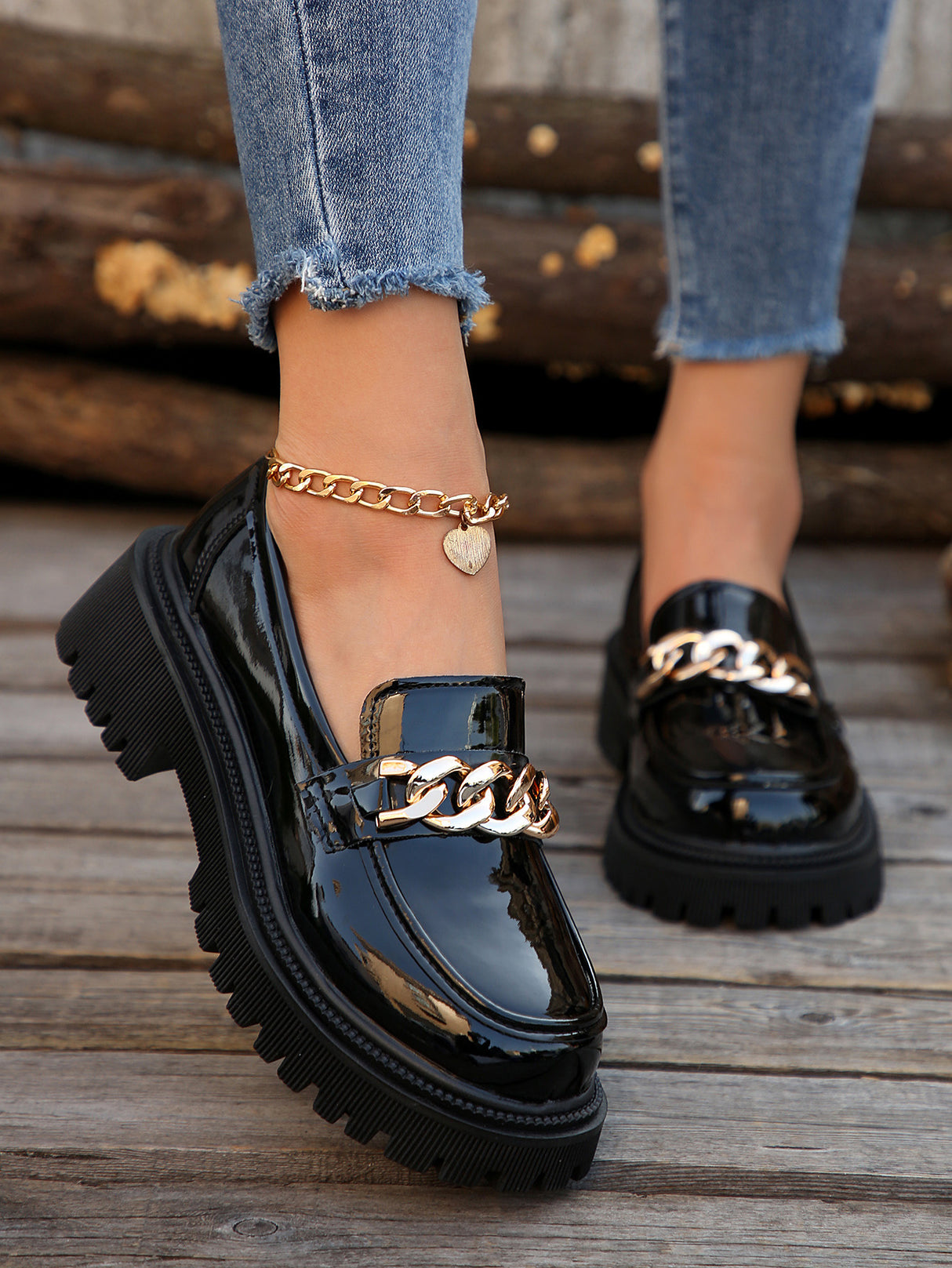 Slip-on Platform Loafers