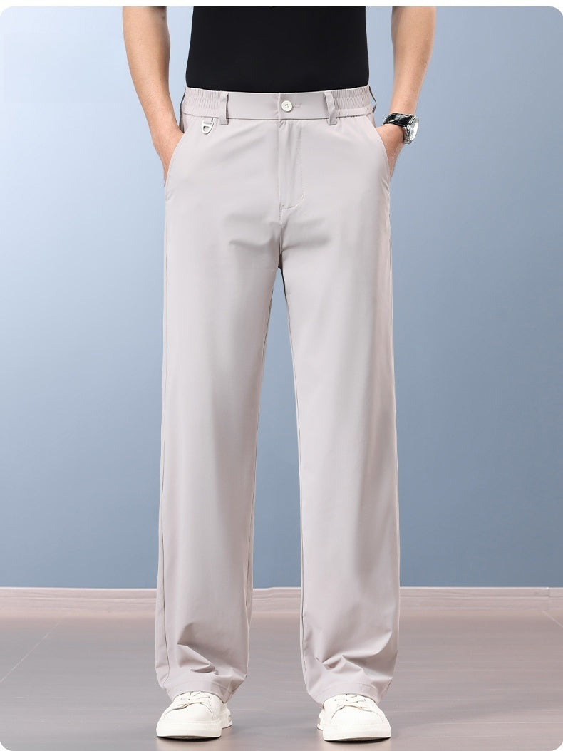 Straight-fit Anti-wrinkle Pants