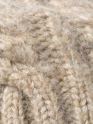 Jacquard Thick-Knit Beanie, Thermal Winter Hat, Warm Fleece-Lined, One Size