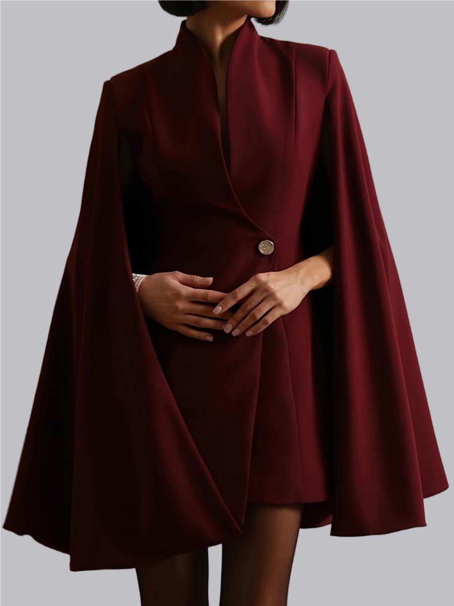 Grace Cloak Slim Fit Workplace Suit Dress