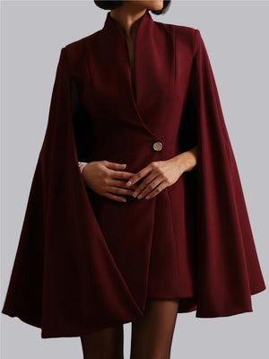 Grace Cloak Slim Fit Workplace Suit Dress