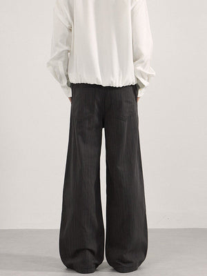 Liber Autumn Men's Color matching Stripes Pants