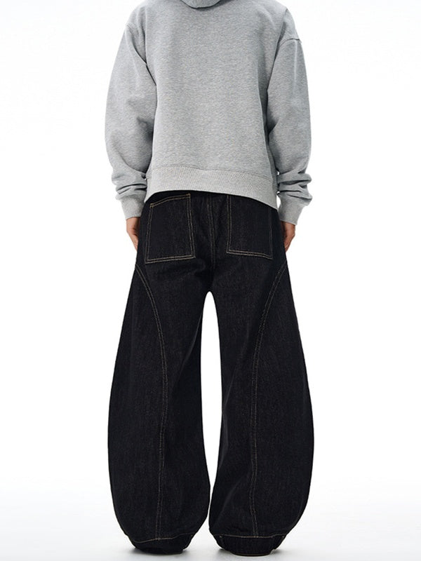 Liber Autumn Neutral wear Pocket decoration Jeans