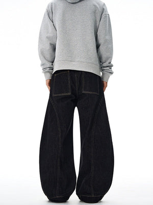 Liber Autumn Neutral wear Pocket decoration Jeans