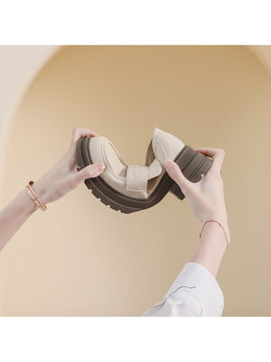 Liber Spring and autumn women's thick-soled loafers