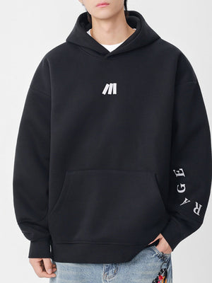 Letter Embroidery Hooded Sweatshirts&Hoodies