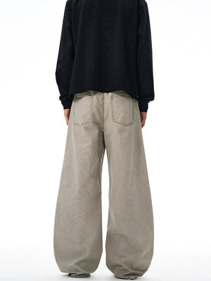 Liber Autumn Neutral wear Pocket decoration Solid Color Jeans