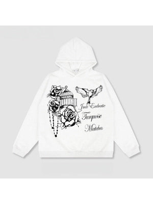 Liber Autumn Neutral wear Printed Letter Sweatshirts&Hoodies