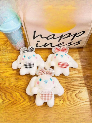 Plüschhasen-Schlüsselanhänger