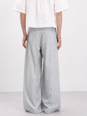 Old Money Style Stereo Pleating Dress Pants Pants