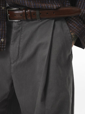 Liber Autumn Neutral wear Solid Color Pants