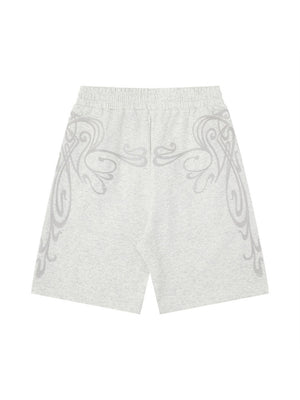 Vibe Hip Hop Embroidery Loose-fit Five Points Shorts