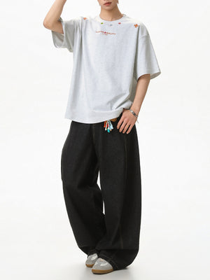 【EXPÉDITION NORMALE】T-shirts imprimés en couleur style ethnique