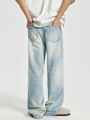 Liber Summer Men's Pocket decoration Jeans