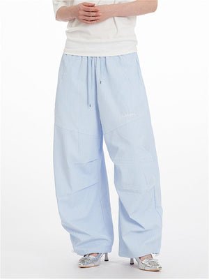 Liber Summer Women's Color matching Letter Pants