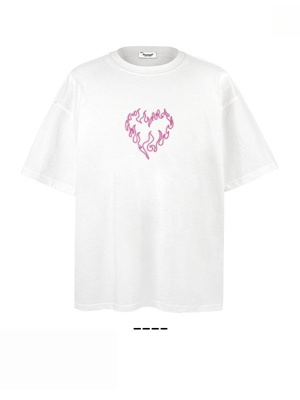 Liber Summer Neutral Printed Love T-shirts