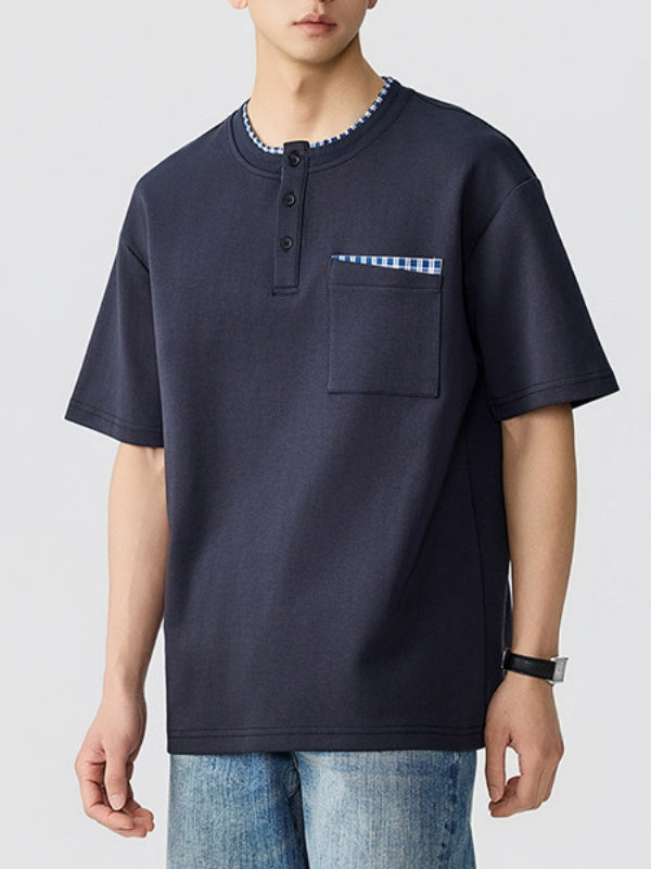 Patchwork Loose-fit T-shirts