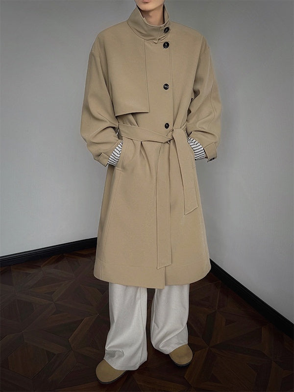Longline Two-way Loose-fit Trench Coats