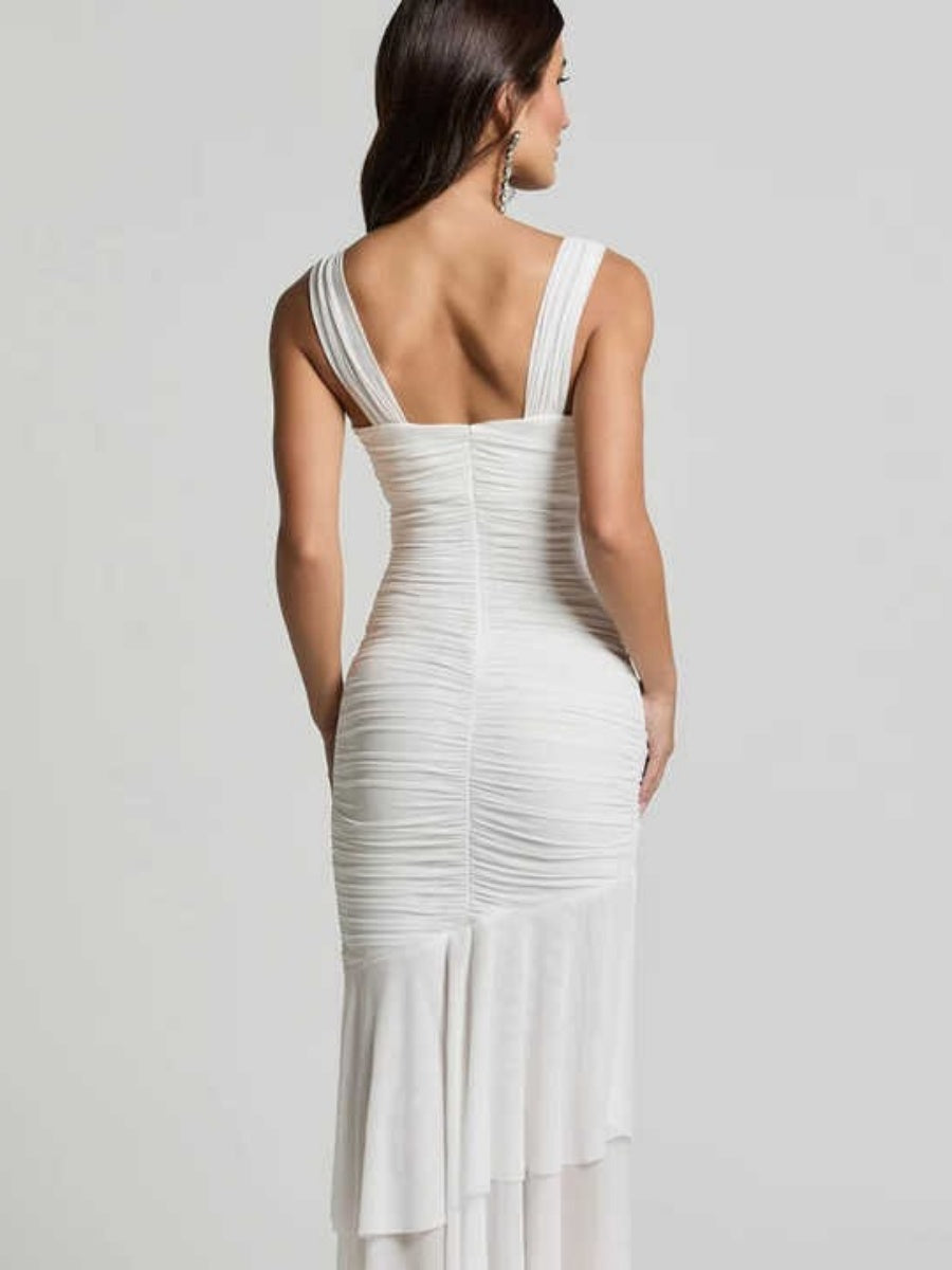 Liber Spring Women's Mesh Maxi Dresses