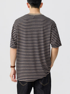 Henry's Collar Stripes T-shirts