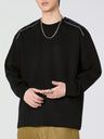 Crew Neck Loose-fit Sweatshirts&Hoodies