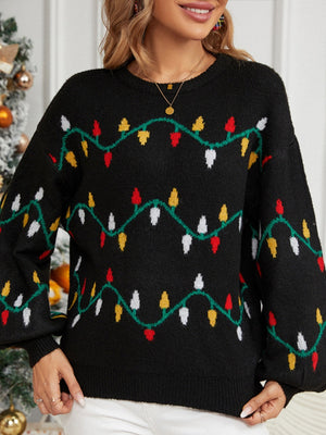 Christmas Colorful Lights Colorful Lights Sweaters