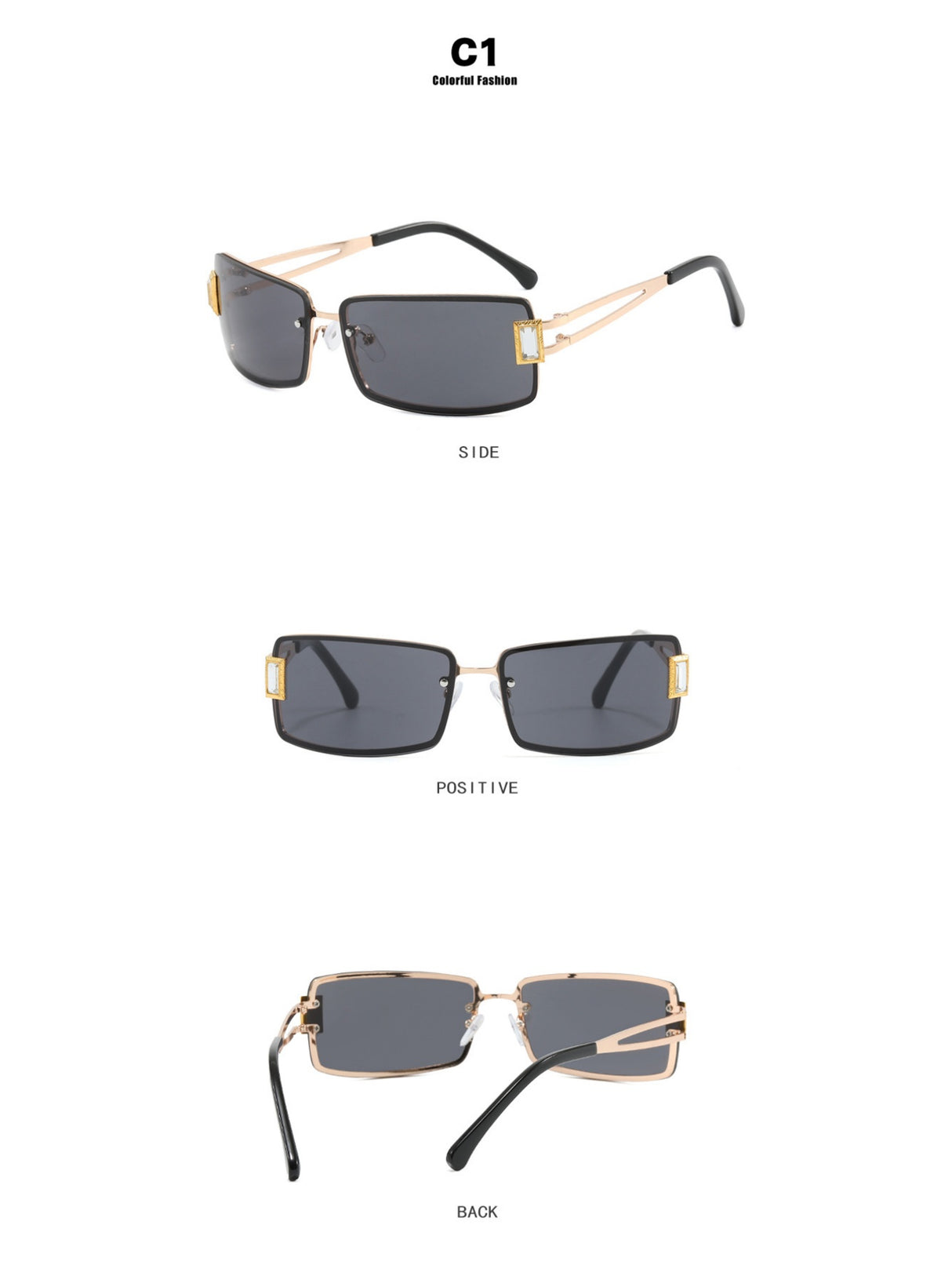 Full-frame Square Sunglasses