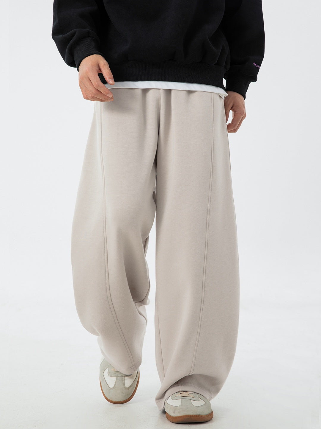 Liber Autumn Men's None Solid Color Pants
