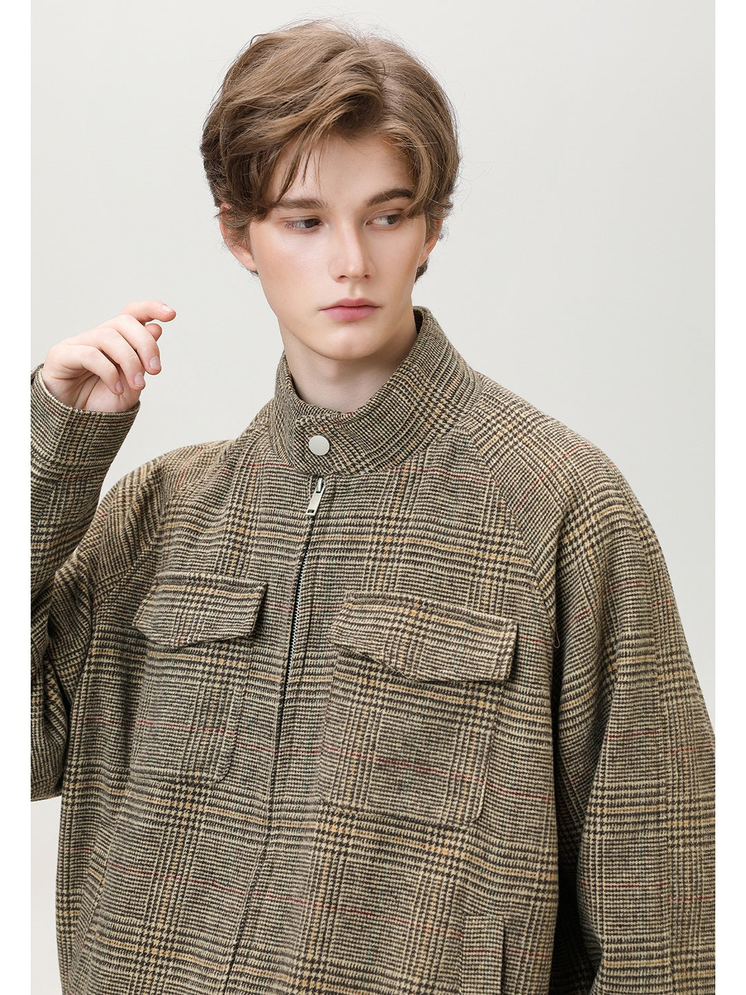 Liber Autumn Men's Plaid Jackets