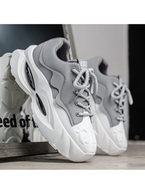 Liber Four Seasons Colorblock Thick-soled Men's Casual Sports Shoes