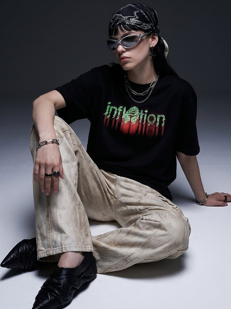 Letter Printed T-shirts