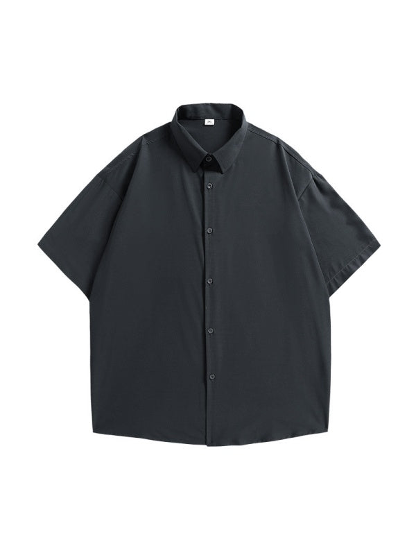 Cooling Sensation Loose-fit Dropped Shoulders Shirts