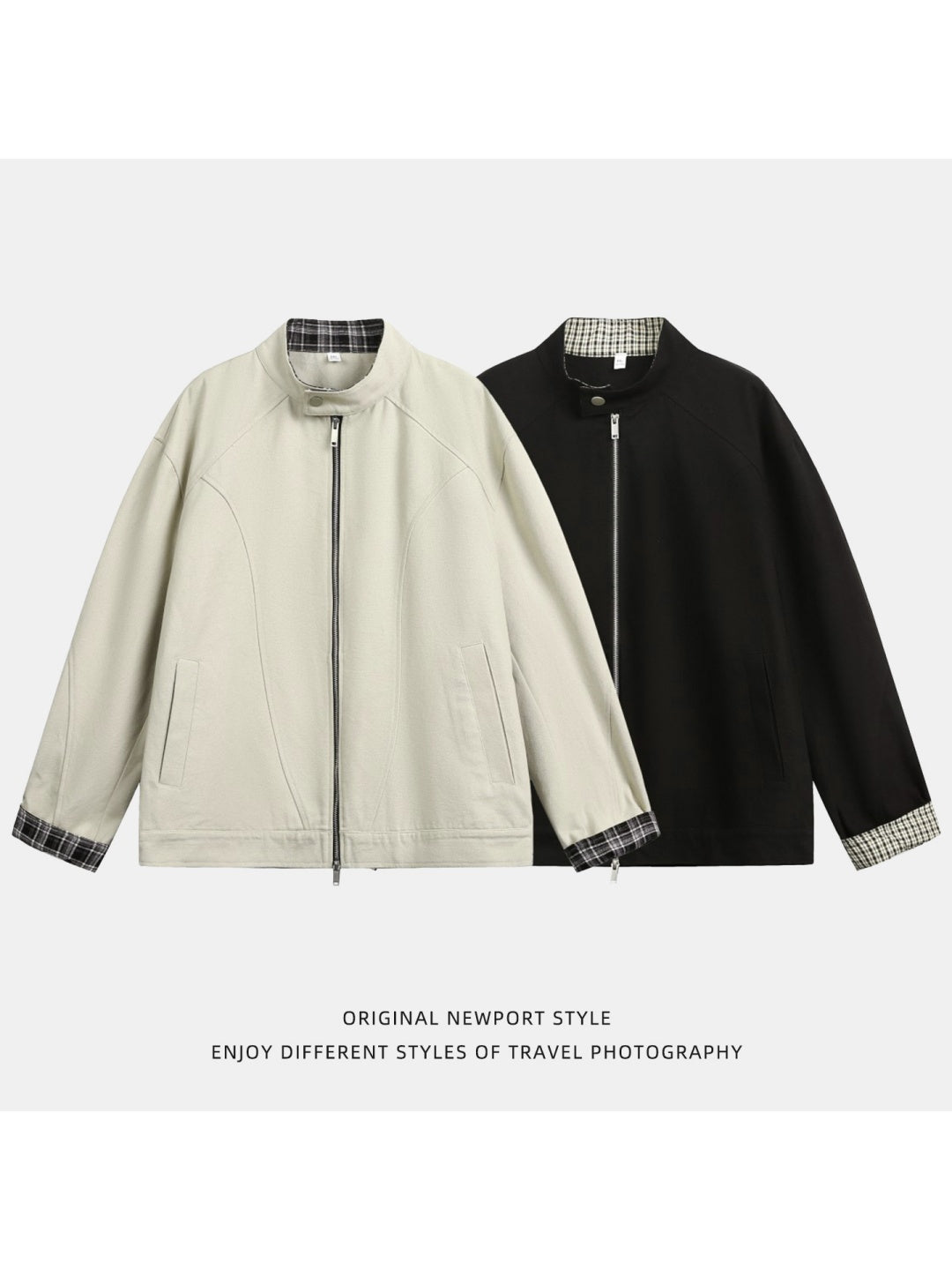 Liber Autumn Men's Solid Color Solid Color Jackets