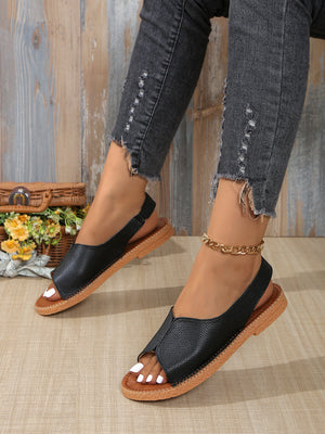 Soft Retro Casual Flat Sandals